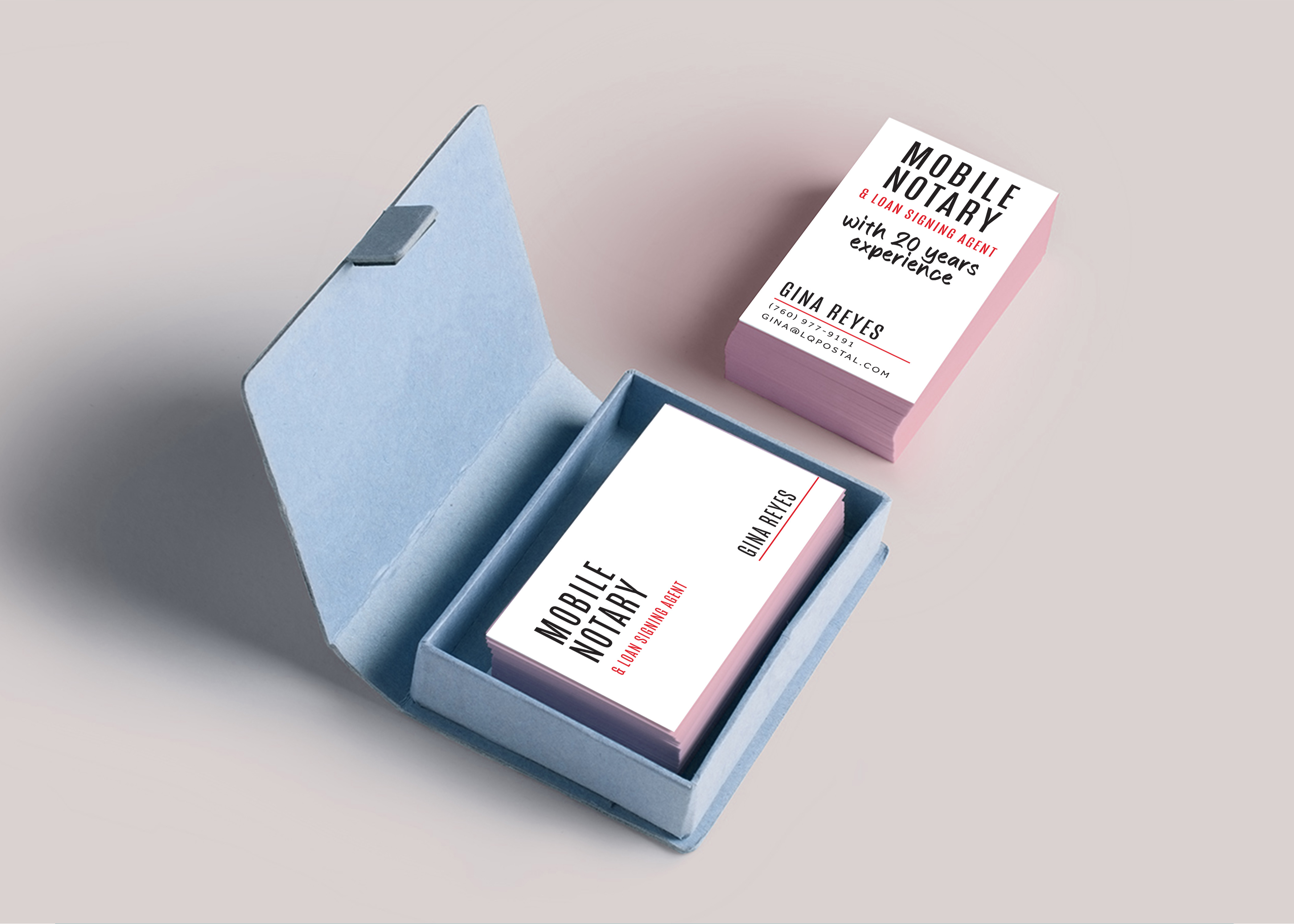 Painted edge cards